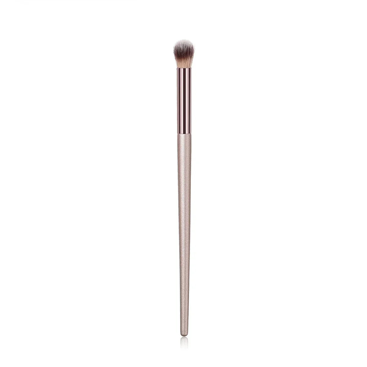 Champagne Makeup Brush Set | Foundation & Powder Flat Head Cosmetic Brush