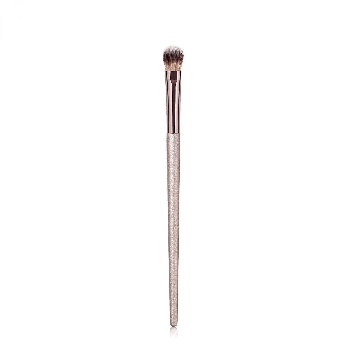 Champagne Makeup Brush Set | Foundation & Powder Flat Head Cosmetic Brush