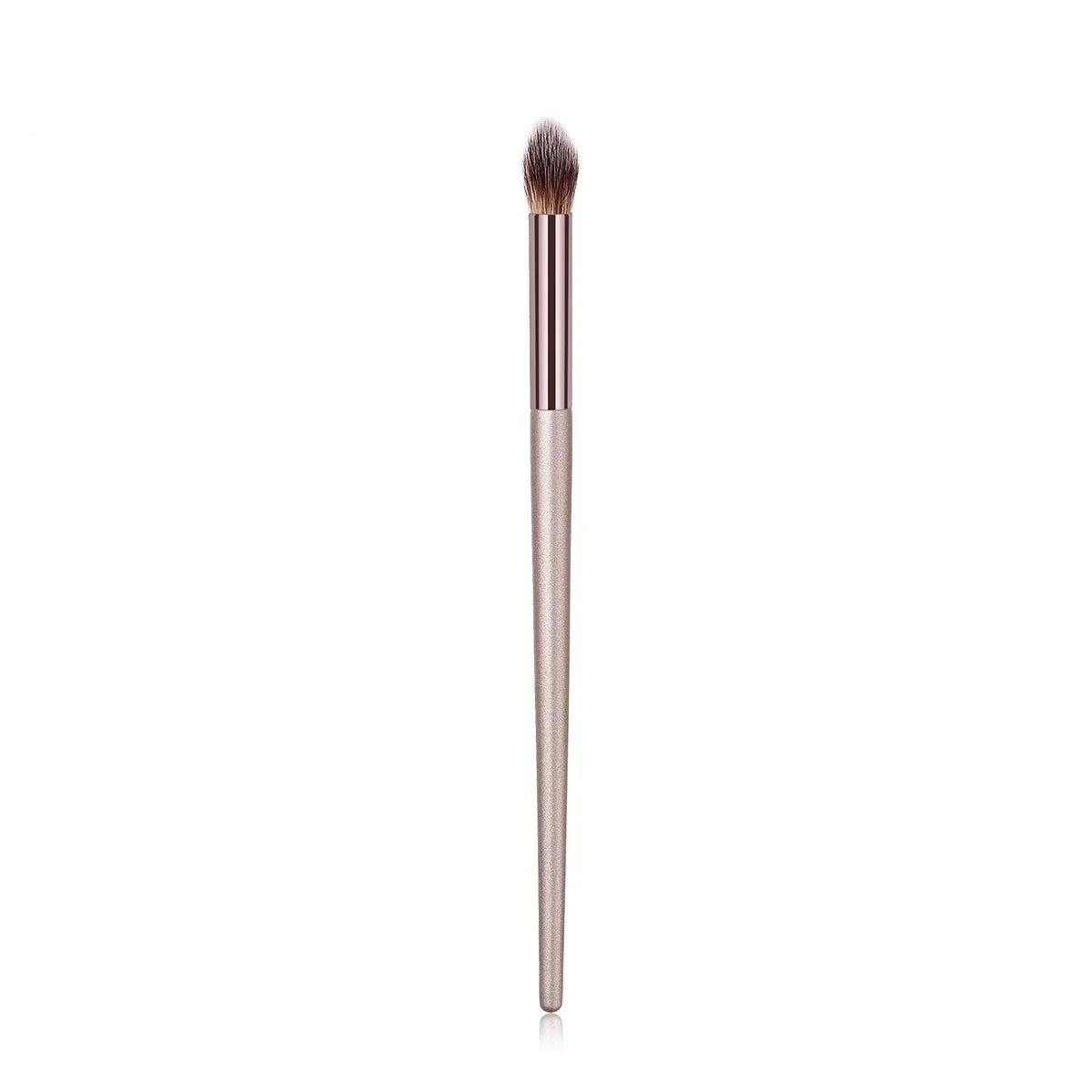 Champagne Makeup Brush Set | Foundation & Powder Flat Head Cosmetic Brush